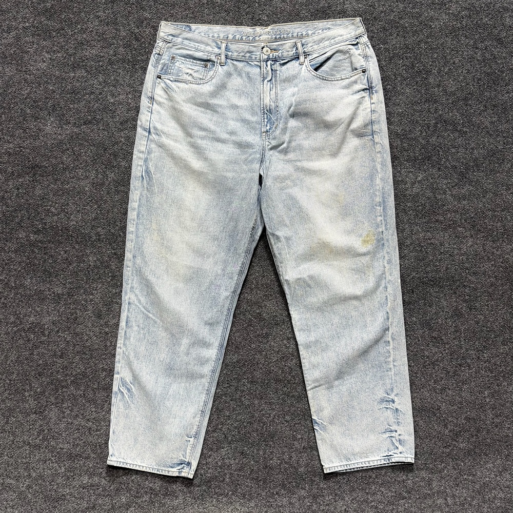 American Eagle Outfitters Jeans Womens 18 Tall High Rise Relaxed Mom Denim